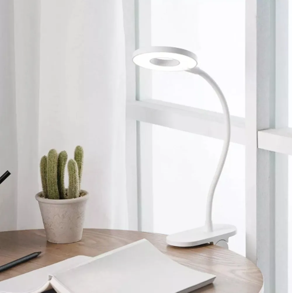 

5W LED USB Rechargeable Clip Desk Table Lamp Touch Dimmer 3 Modes Eye Protection Reading Lamp