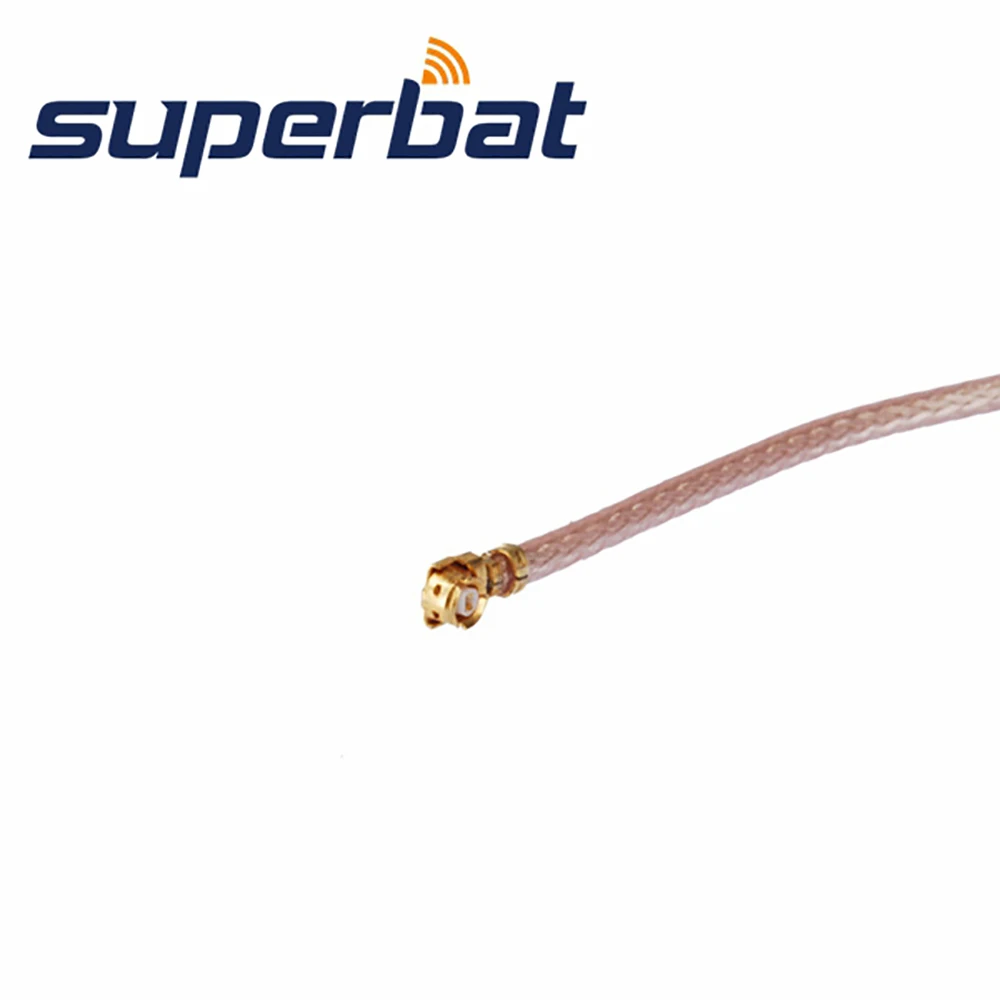 슈퍼배트 IPX/U.FL 암컷에서 CRC9 RA 수컷 안테나 피그테일 케이블 RG178 20cm 화웨이 K4505/ E660A/ EC321/E367/E169용