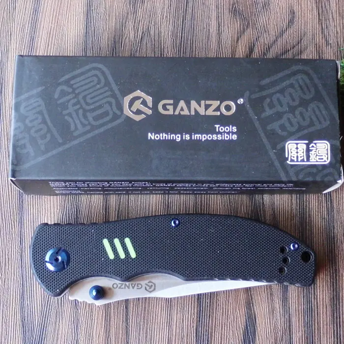 Жар-Ganzo G7501 440C G10 или ручка из углеродного волокна, складной нож для выживания Отдых на природе нож карманный тактический уличный инструмент EDC