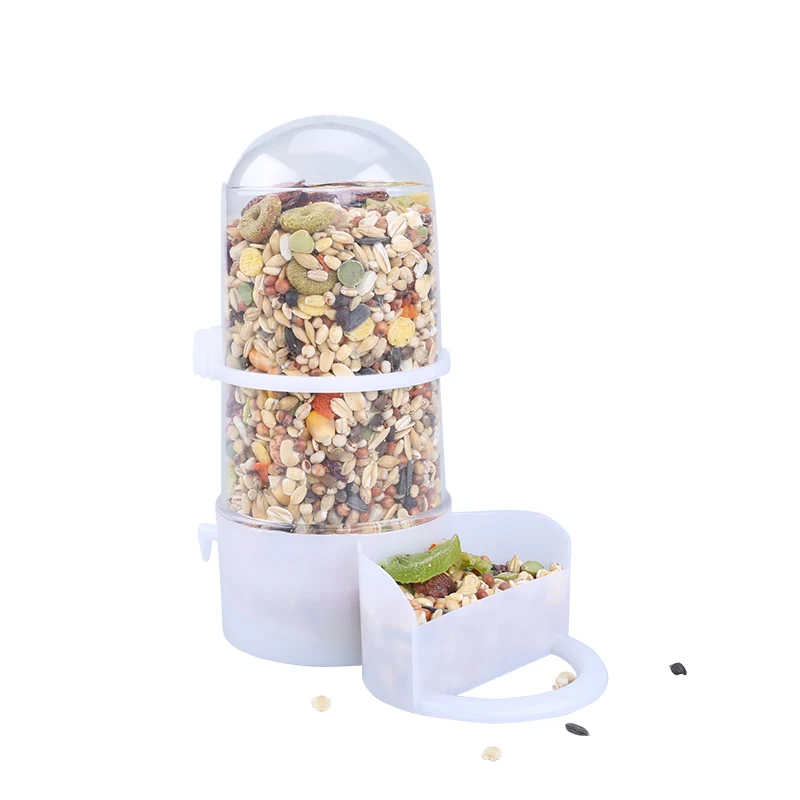 Automatic Small Pet Food Dispenser Feeder Feeding Bowl Dish Hamster