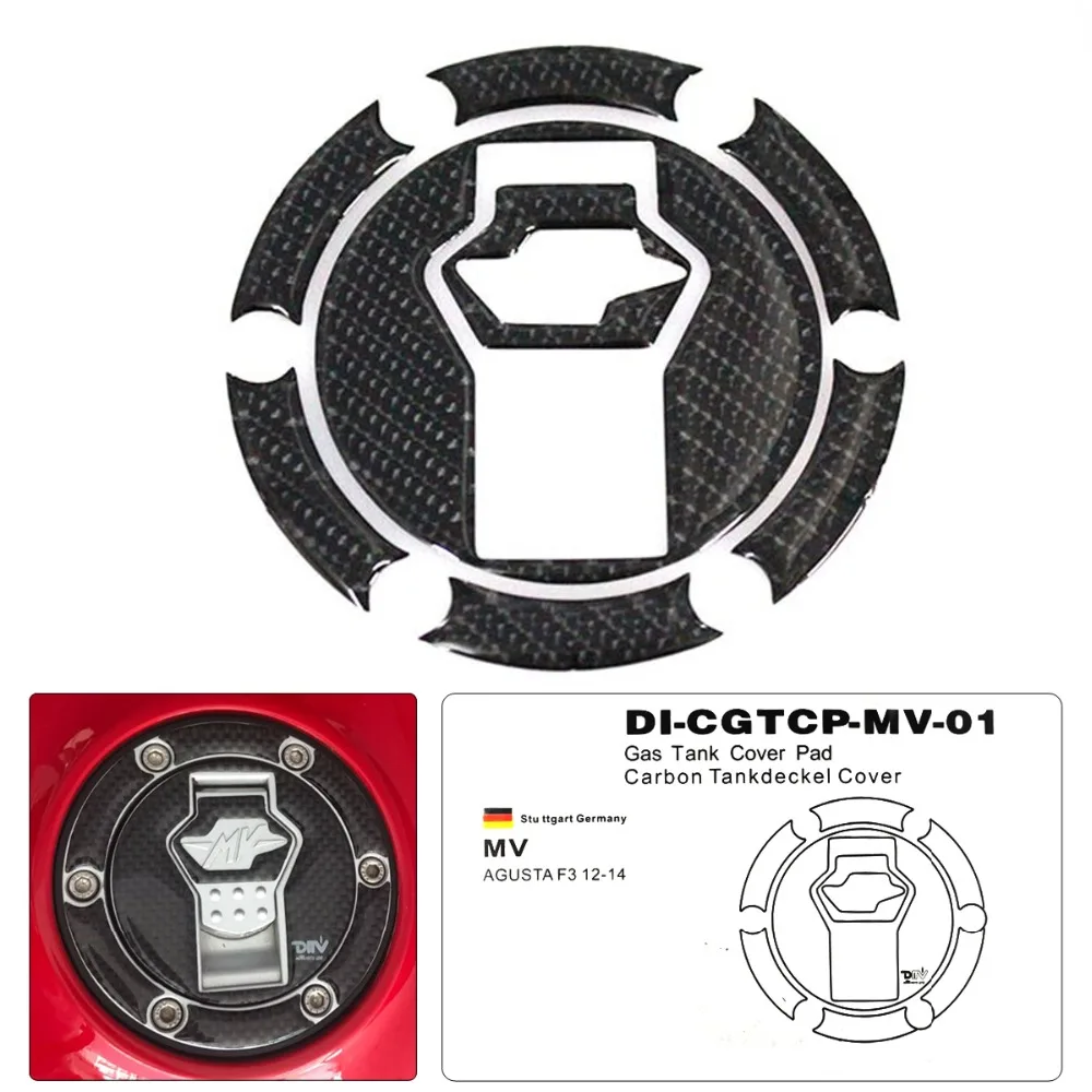 

For MV AGUSTA F3 2012 2013 2014 Carbon Fiber Motorcycle Oil Fuel Gas Cap Cover Decal Sticker Protector