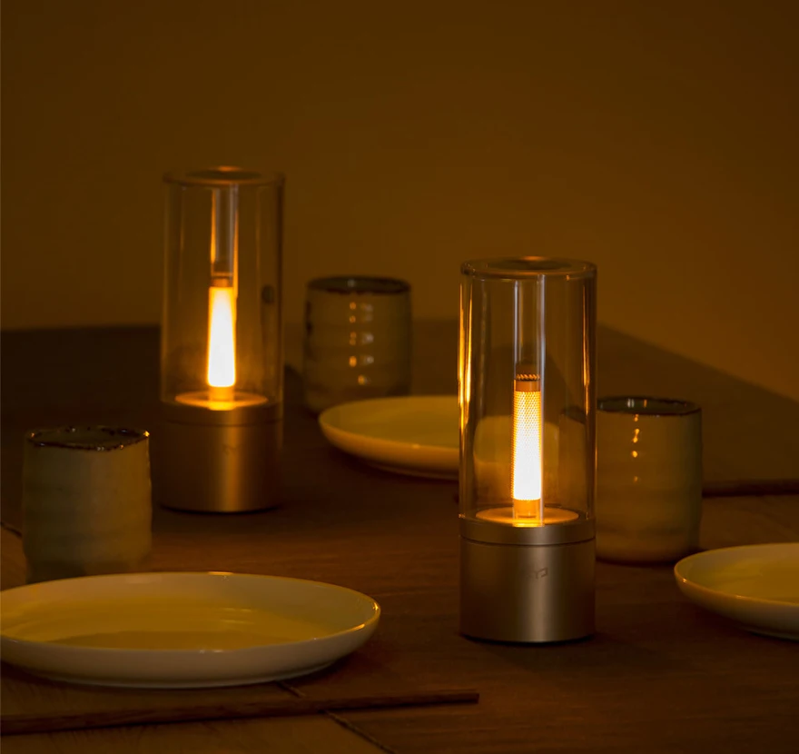 Xiaomi Yeelight Candle Light Romantic Smart Control Led Night Dinner Bed Lamp Mijia Birthday Gift f