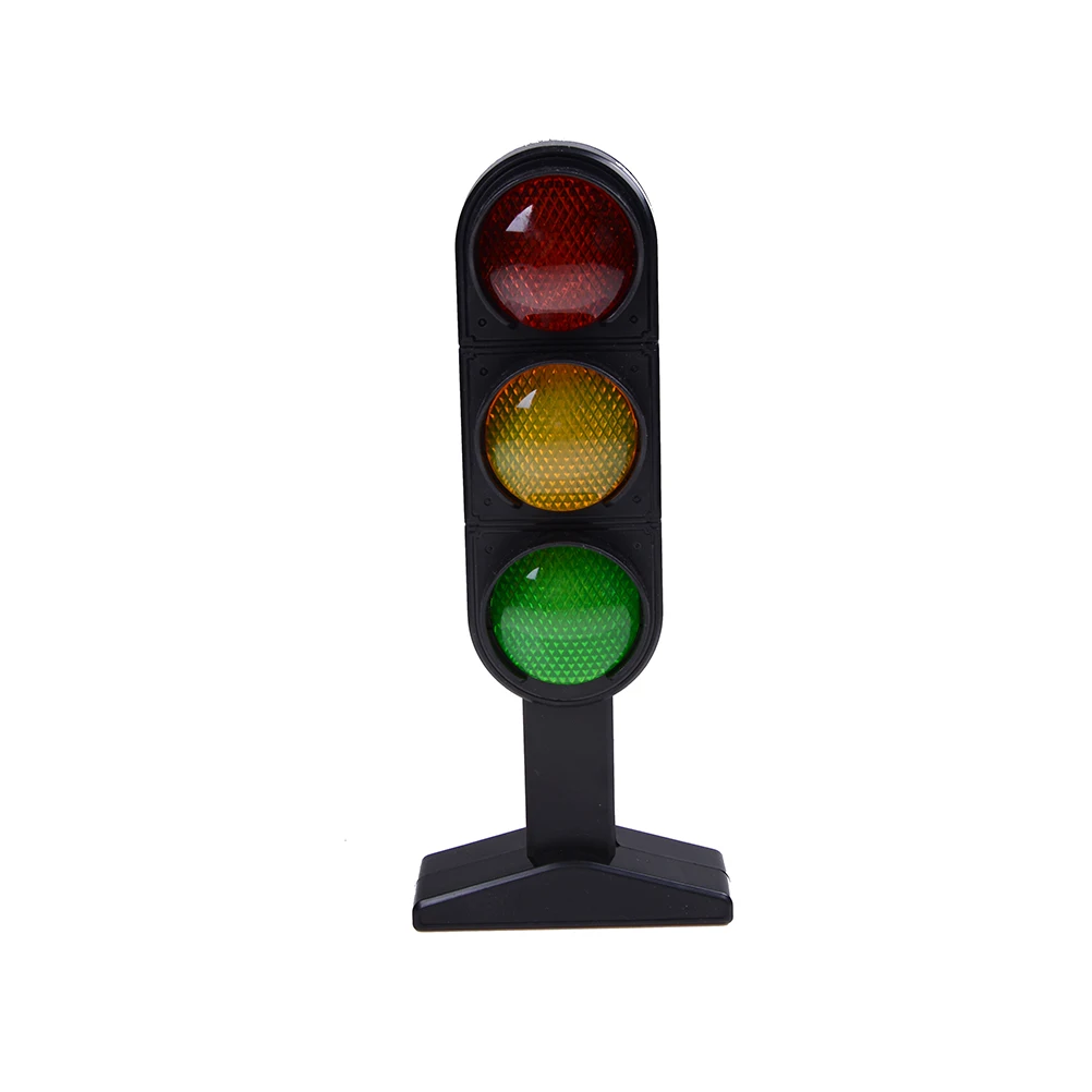 1Pcs Kid Child Traffic Light Signal Lamp Toy Time limited Trains Slot