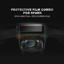1 set DJI Spark Camera Lens Protective Film Drone Body Screen Film Flexible Fiberglass Film Membrane for DJI Spark Accessories