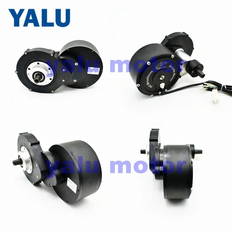 Best YALU MOTOR New Item 250W-800W Middle Drive Brushless Electric Bicycle Conversion Kit suitable install on 12inch to 26 Inch Bike 5