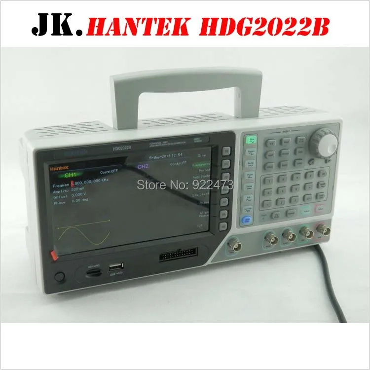 

H108 Hantek HDG2022B Function Signal Arbitrary Waveform Generator 64M Memory Depth 20MHz Frenquency 250MSa/s Sample Rate