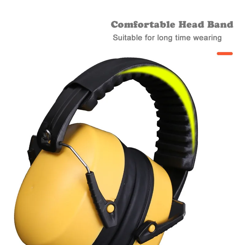 Casque anti-bruit SNR 35dB porté par une personne étudiant, protection auditive pour se concentrer.