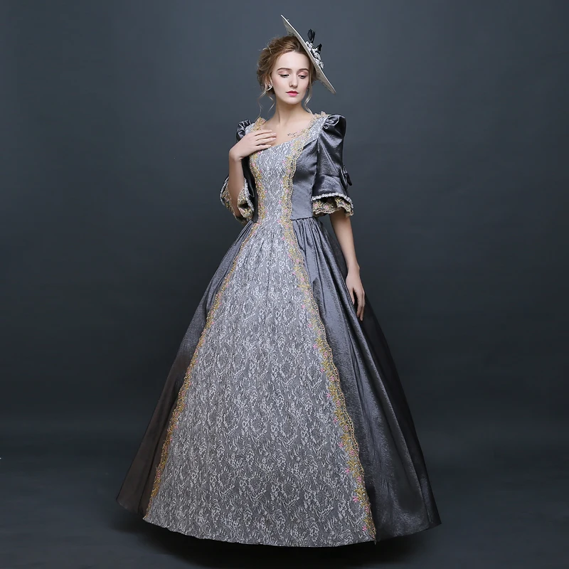 Ренессанс Георгиевская эпоха маскарад принцесса подружки невесты платья платье для бала-маскарада Reaction Rococo одежда
