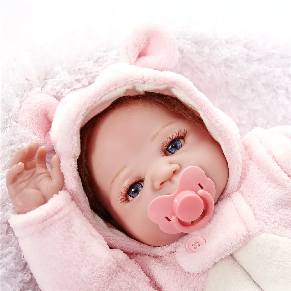 55 см полное Силиконовое боди Reborn Baby Doll игрушка Реалистичная новорожденная принцесса девочки младенец Кукла Малыш Brinquedos Bathe игрушки подарки