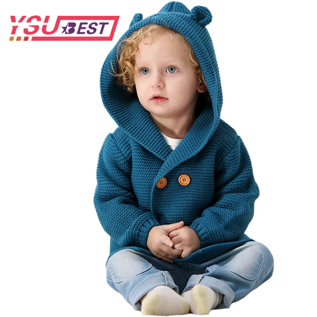 Spring Jacket Newborn Baby Sweaters Cardigan Toddler Boys Girl Knitted