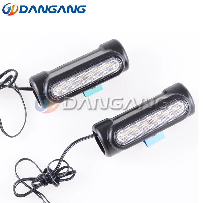 Black Motorcycle Highway Bar Switchback Driving Light for Crash Bars