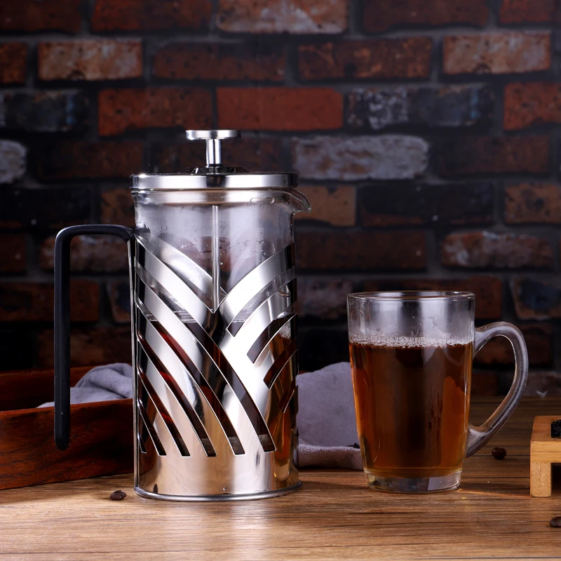 Stainless steel French Presses Coffee filter pot Teapot and tea maker