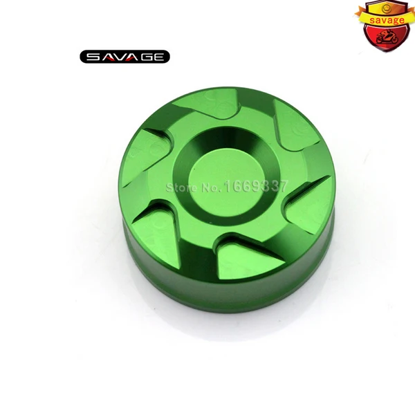 Pour Kawasaki Z250 Z750 Z750R Z800 Z1000 Z1000SX Vert Moto Accessoires Arrière De Frein Fluide Reservoir