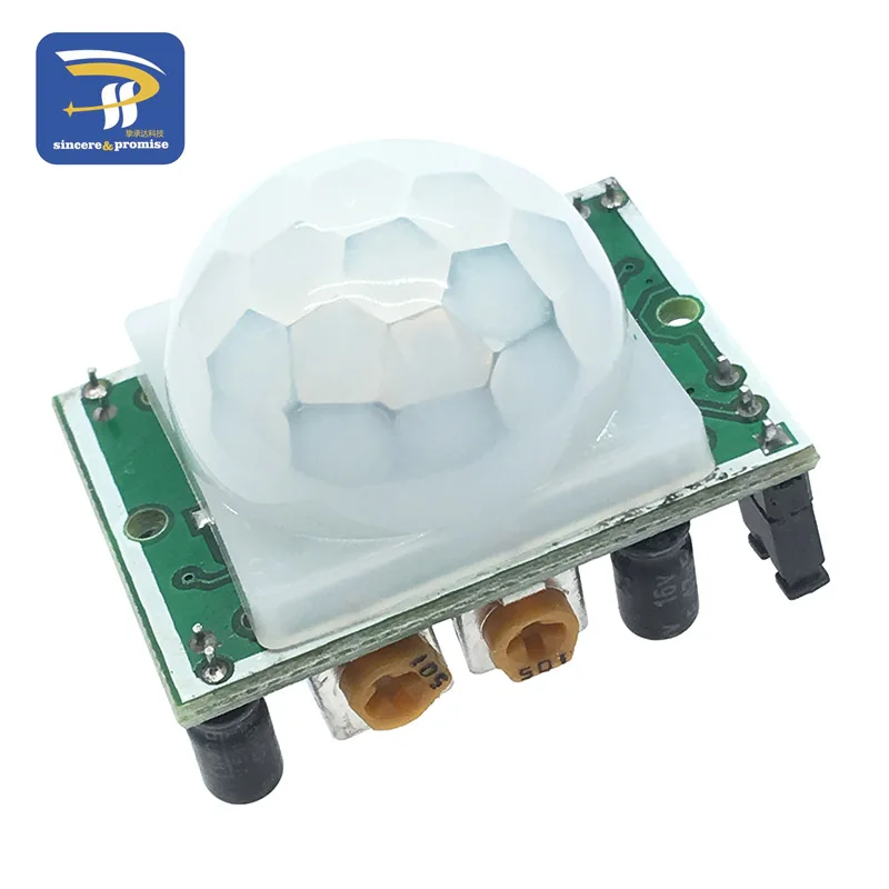 HC-SR501 Регулировка ИК пироэлектрический инфракрасный PIR датчик движения модуль детектора для Arduino для raspberry pi наборы