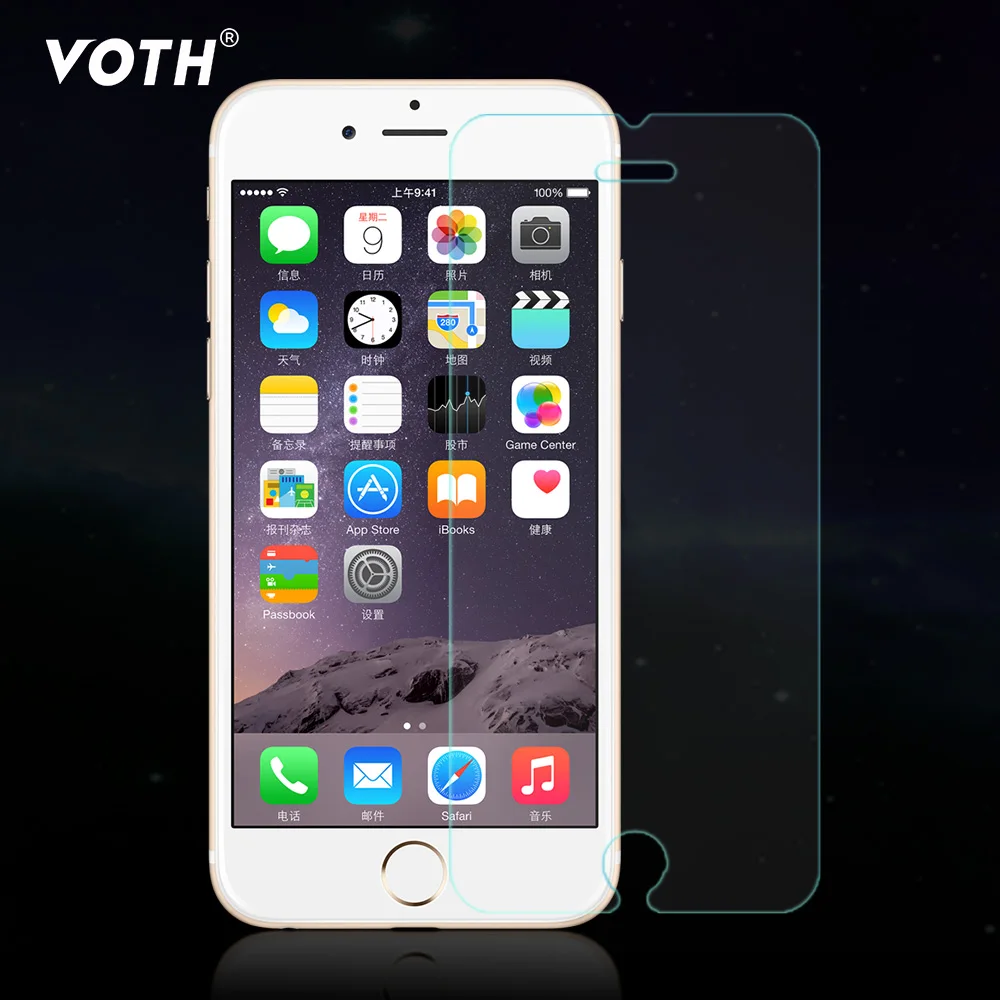 9 H полное покрытие закаленное Стекло пленка для iphone 7 5S X Защита экрана 6 S 8 плюс