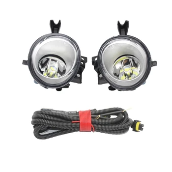 

LED Fog Light For VW Touareg 2002 2003 2004 2005 2006 2007 2008 2009 2010 Car Front LED Fog Light Fog Lamp With Wire Bulbs
