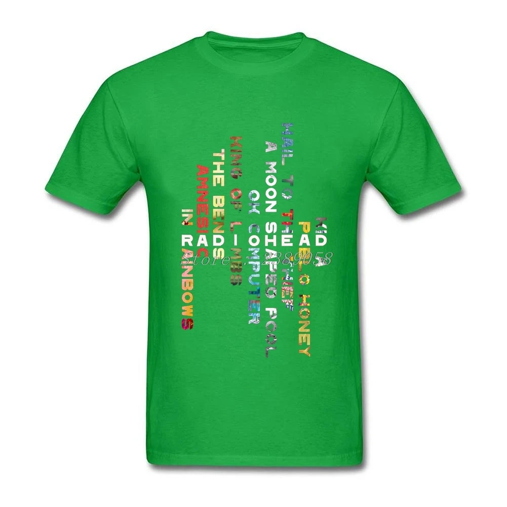 Camiseta con letras para Hombre manga corta Radiohead verano Top Camisetas de lujo para adultos Camisetas Hombre Camiseta con letras para Hombre manga corta Radiohead verano Top Camisetas de lujo para adultos Camisetas Hombre