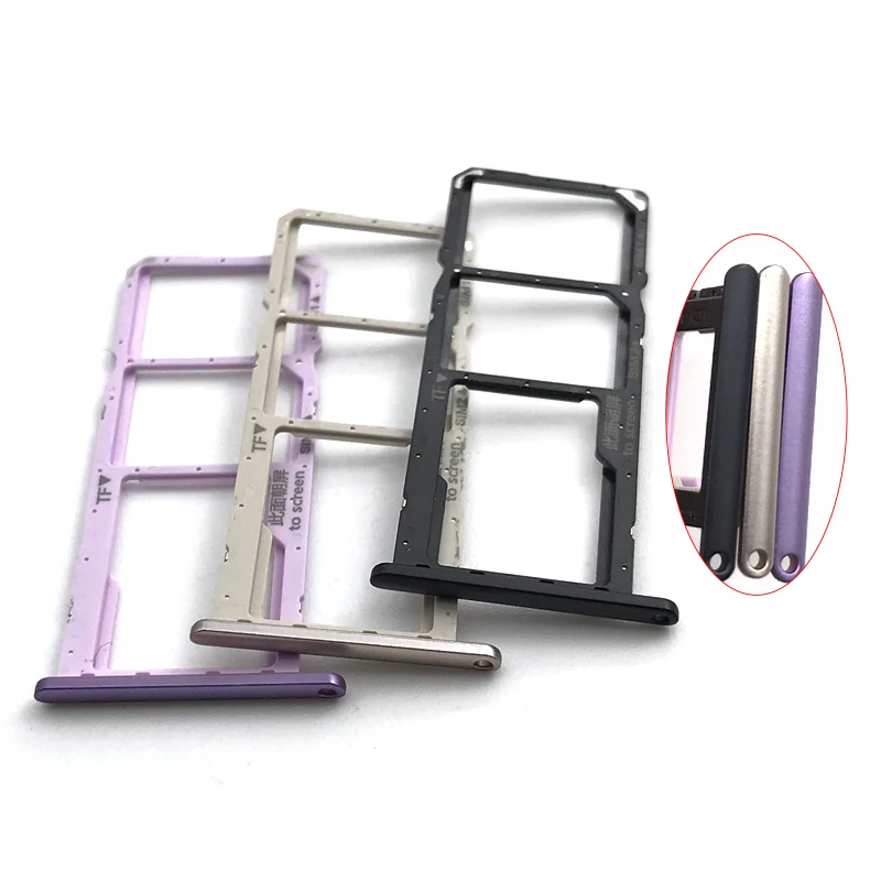 

New Micro SIM Card Tray Slot Holder Compatible For Huawe Honor 8C SIM Slot Adapter Replacement Parts