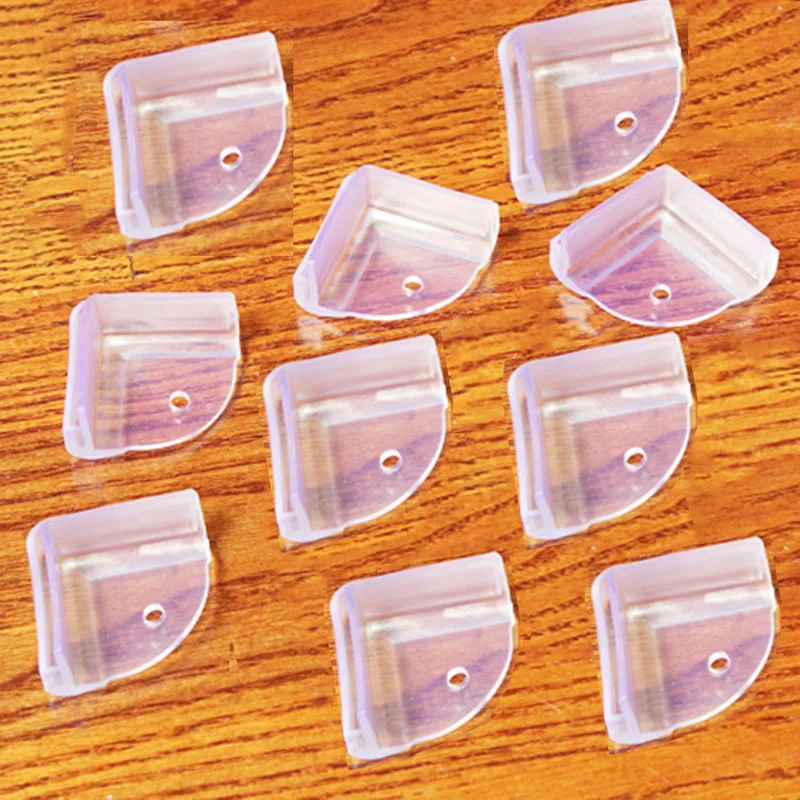 

2018 New 10Pcs Children Baby Safety Collision Right Angle Transparent Protective Corner