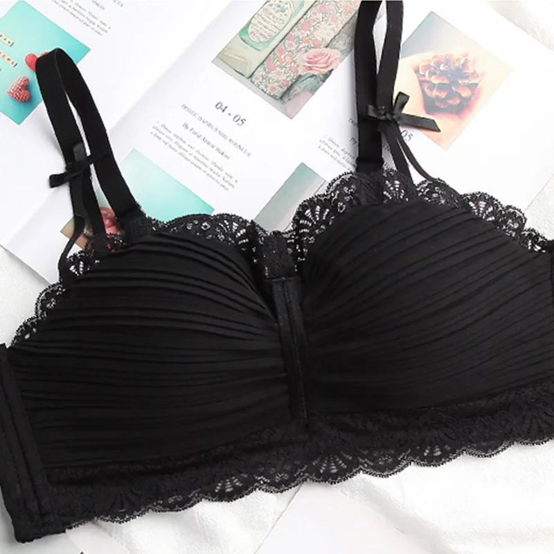2018 New Elegant Bra Set Wire Free Lace Stitching Net Yarn Sexy Lingerie Suit Push Up Bra Panties Set Half Cup Underwear Women 2018 New Elegant Bra Set Wire Free Lace Stitching Net Yarn Sexy Lingerie Suit Push Up Bra Panties Set Half Cup Underwear Women