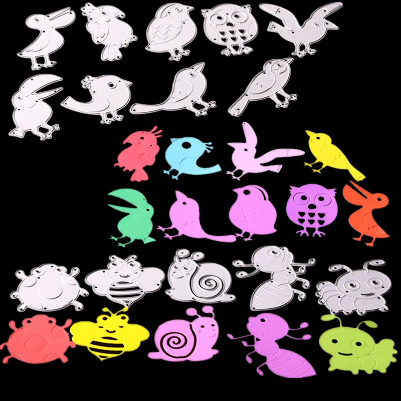 14 kinds of Craft Cutting Die Animal Metal Dies for DIY Scrapbooking/photo album Decorative Embossing Paper Cards | Дом и сад