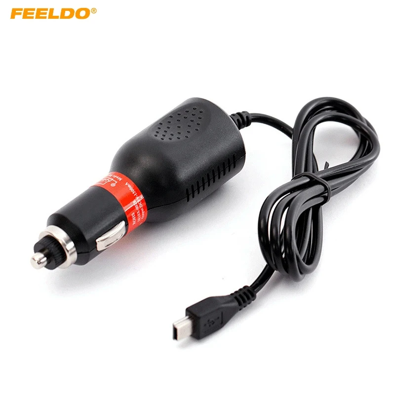 FEELDO DC12V 48V автомобильный мини USB интерфейс зарядное устройство для автомобиля