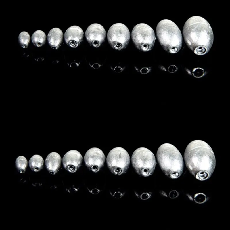 0.4g-5g 10 Sizes Lead pendant lead fall for fishing Increased fish net lead sinker lead pendant for fishing net network  YW-232