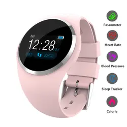 Умные часы Smart Band фитнес-браслет цветной экран женские часы пульсометр кровяное давление умный Браслет для IOS Android телефон