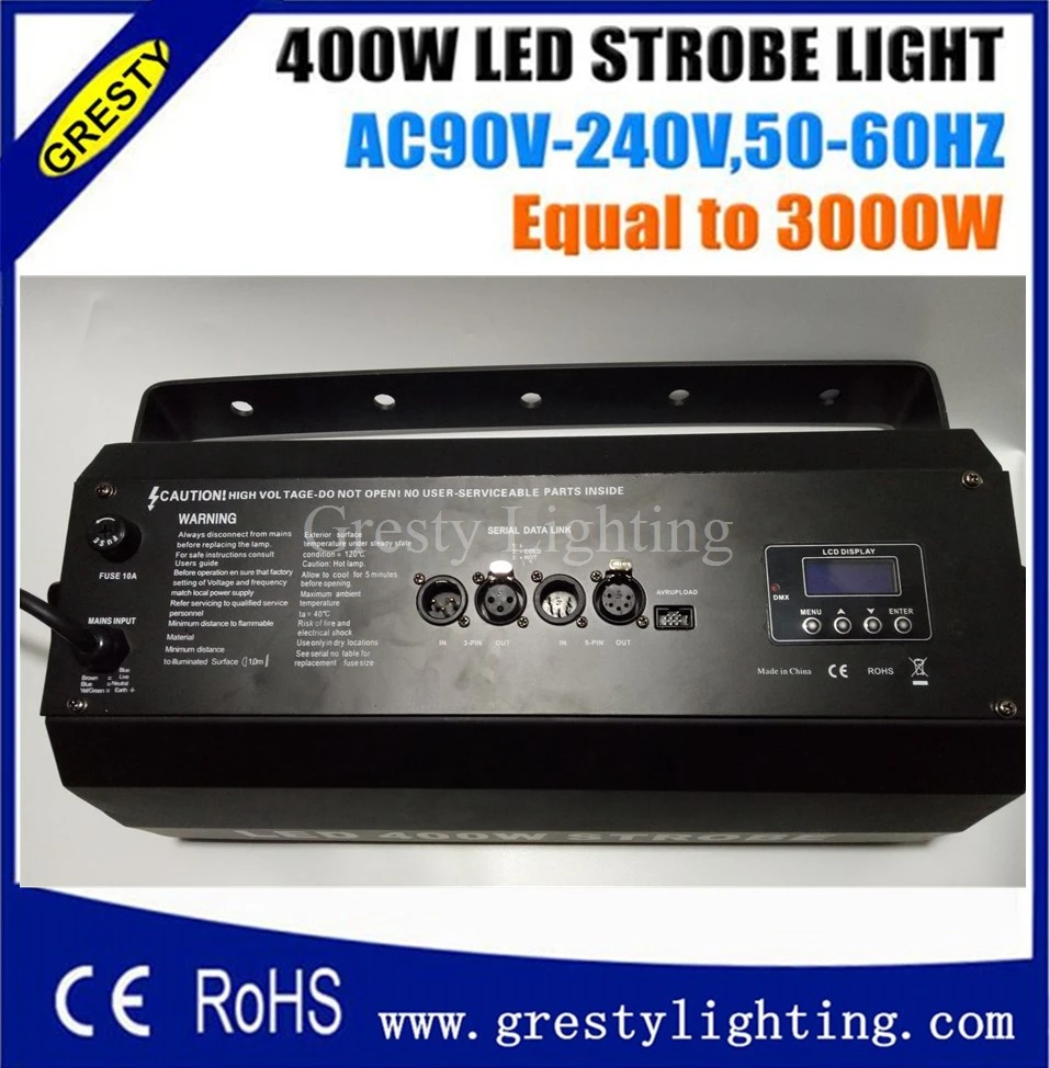 Сменный светодиодный стробоскоп Atomic 3000 Вт DMX 400 90 В 240 для Кореи Японии и Америки|dmx