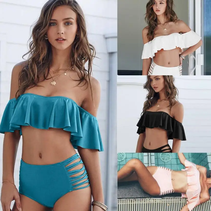

Swimsuit Women Push-up Padded Bra Bikinis Women