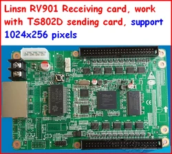 LINSN – carte de réception RV901, adaptée à tout type de carte HUB, fonctionne avec la carte d'envoi TS802D et la carte de réception RV901 