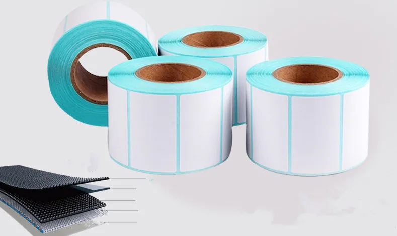 

6 rollsPOS thermal label paper 30x40mm 700stick continuous label roll use for Thermal printer machine Total 4200 stickers