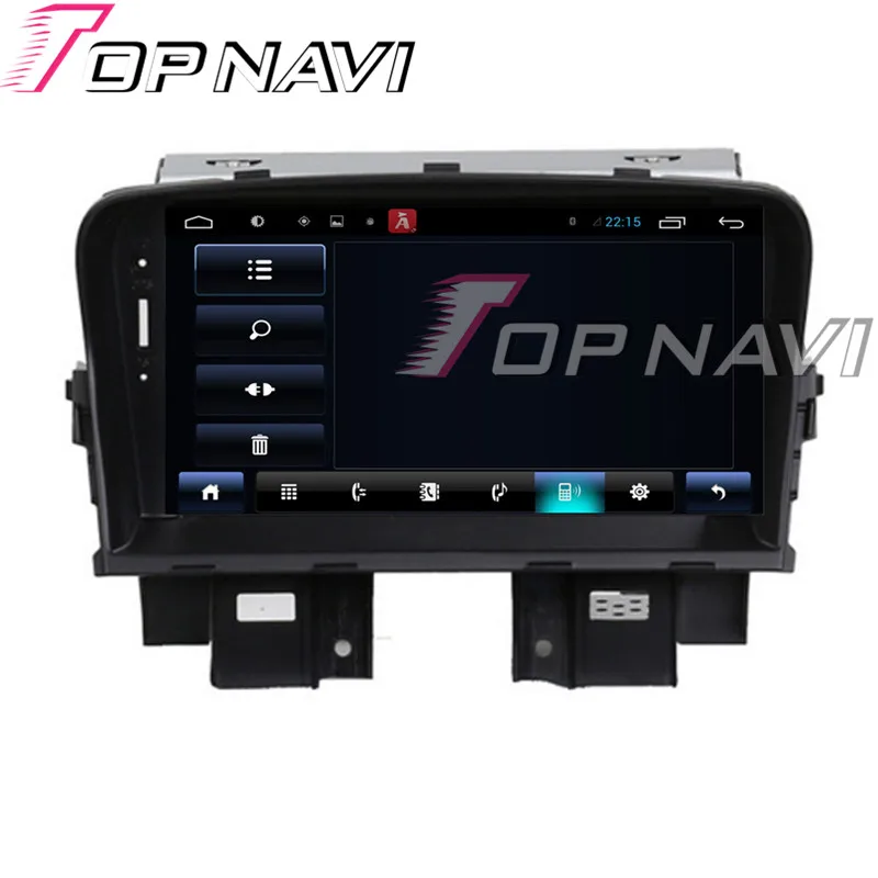 Topnavi новый четырехъядерный Android 6 0 Автомобильный ПК DVD плеер радио для Chevrolet Cruze 2008