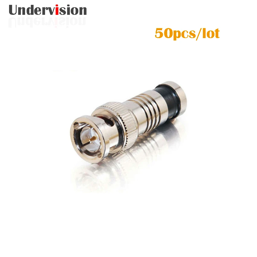 

RG59 Compression BNC Connector, cctv accessory for Camera connector ,free Shipping