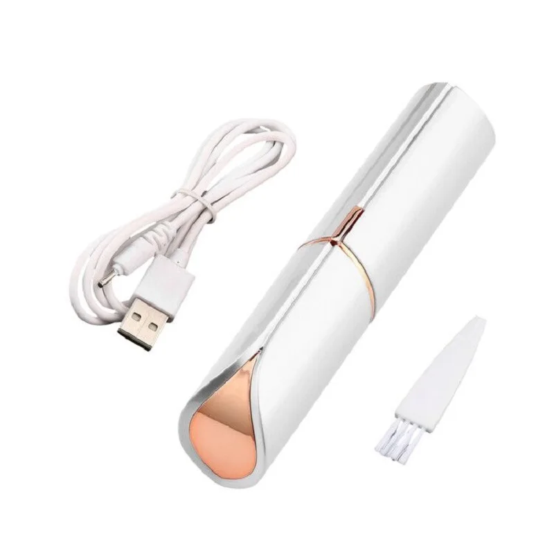 

USB Female Mini Electric Epilator Lipstick Shape Shave Shaver Lady Hair Remover For Women Body Face