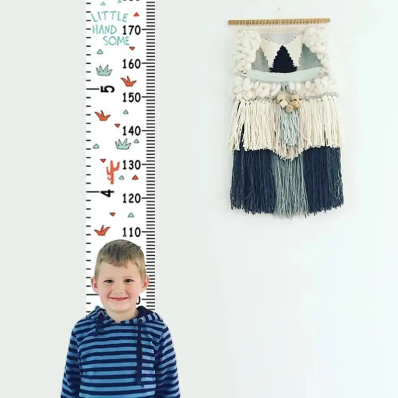 Photography Props Accessories Home Children Cartoon Height Ruler Simple Creative Decorative Wall Stickers hanging painting