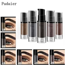 6 шт./лот Pudaier гель для бровей Enhancer жидкая Косметика коричневый черный для бровей натуральный стойкий водонепроницаемый