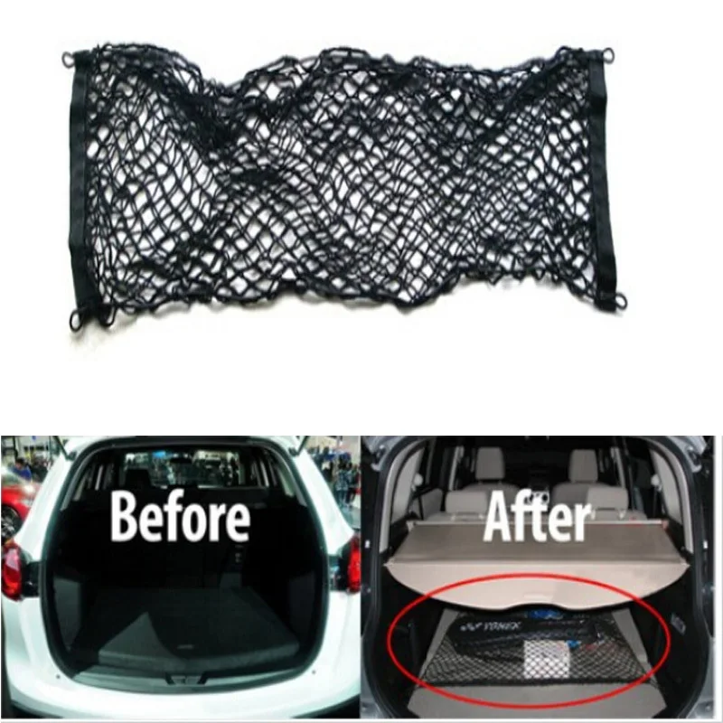 Bolsa de red para maletero trasero, Red de carga para equipaje trasero