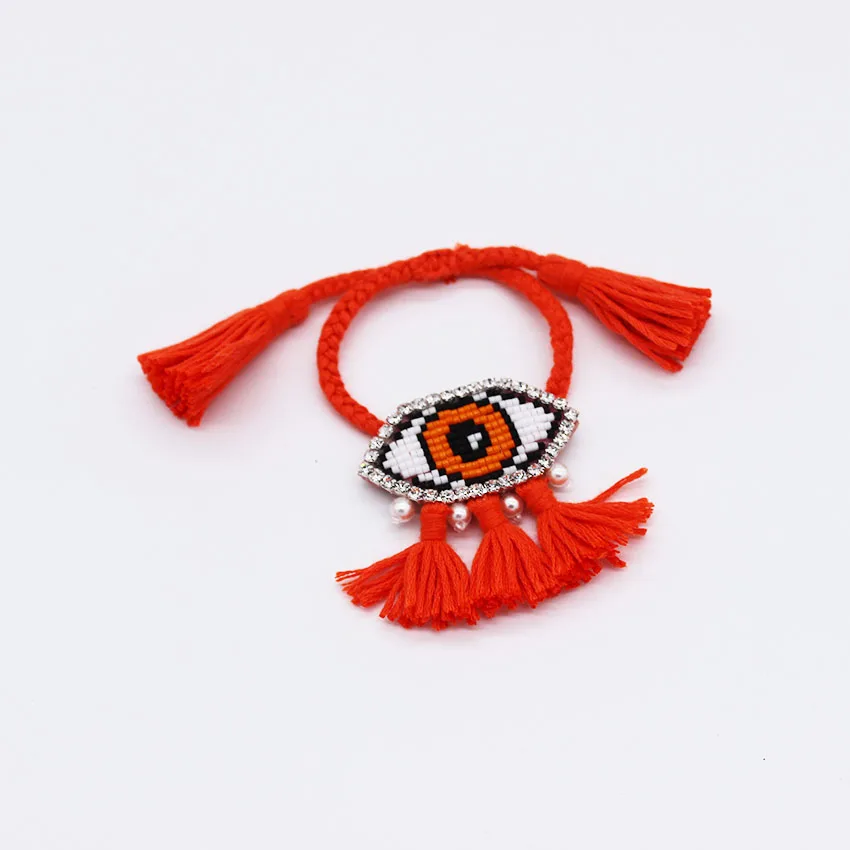 

2018 New Bohemian Fashion Handmade Full Colorful Joker Eye Bracelet Bracelet Accessories 1034