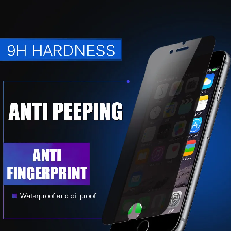 Anti Spy Gehärtetem Glas Für iPhone 7 6 6 s 8 Plus X XS XR Privacy Screen Protector Film Für iPhone