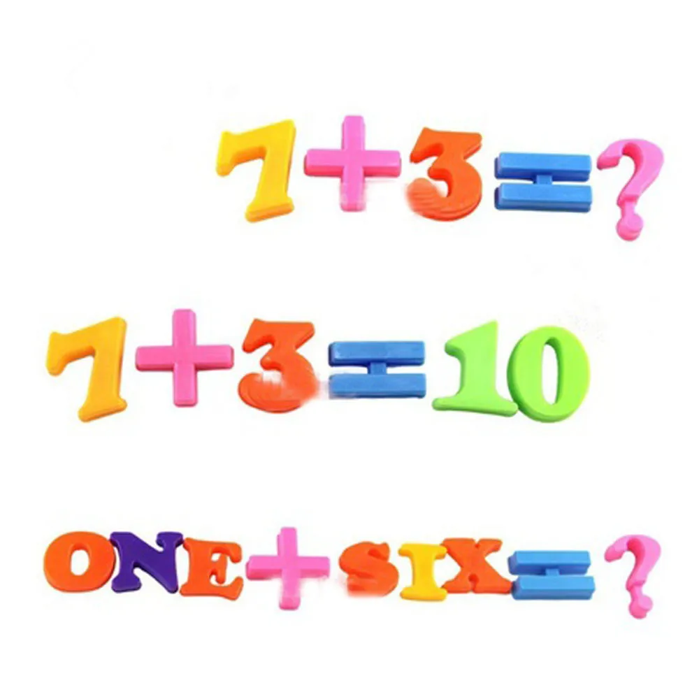 Подарок магнит на холодильник 1 комплект из 26 ярких фотоцифр s Алфавит обучение