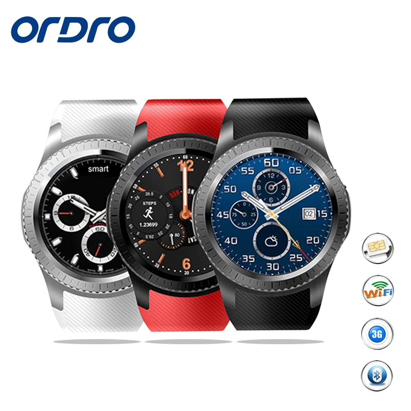 2018 new smart watch round support nano sim
