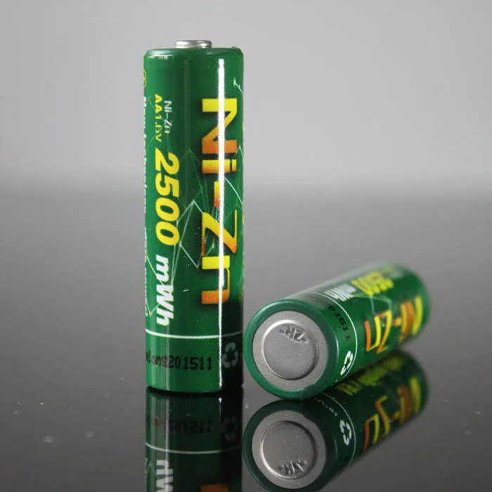 12Pcs1.6v aa 2500mWh rechargeable battery nizn Ni-Zn rechargeable battery + 8 slots aa aaa NiMH NiZn smart charger