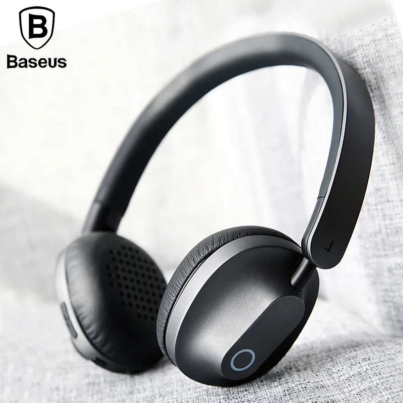 Baseus D01 Bluetooth Headphone Wireless Noise Canceling Headphone Gaming Headsets With Mic For Samsung Xiaomi Fone De Ouvido