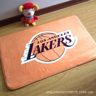 Домашний текстиль Баскетбол NBA звезда Коби ковер мягкие фланелевые Нескользящие коврики коврик в ванную комнату дверь гостиная D10018