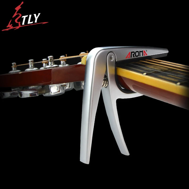 

AROMA Aluminium Alloy Capo Exclusive for Classical Guitar High Quality Silicone Cushion Protect Strings Guitarra Capo