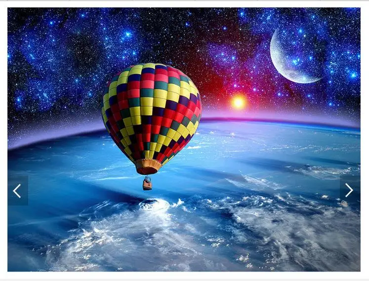 

3d photo wallpaper custom 3d ceiling wallpaper murals Hd dream earth balloon sky ceiling murals wall 3d sitting room wallpaper