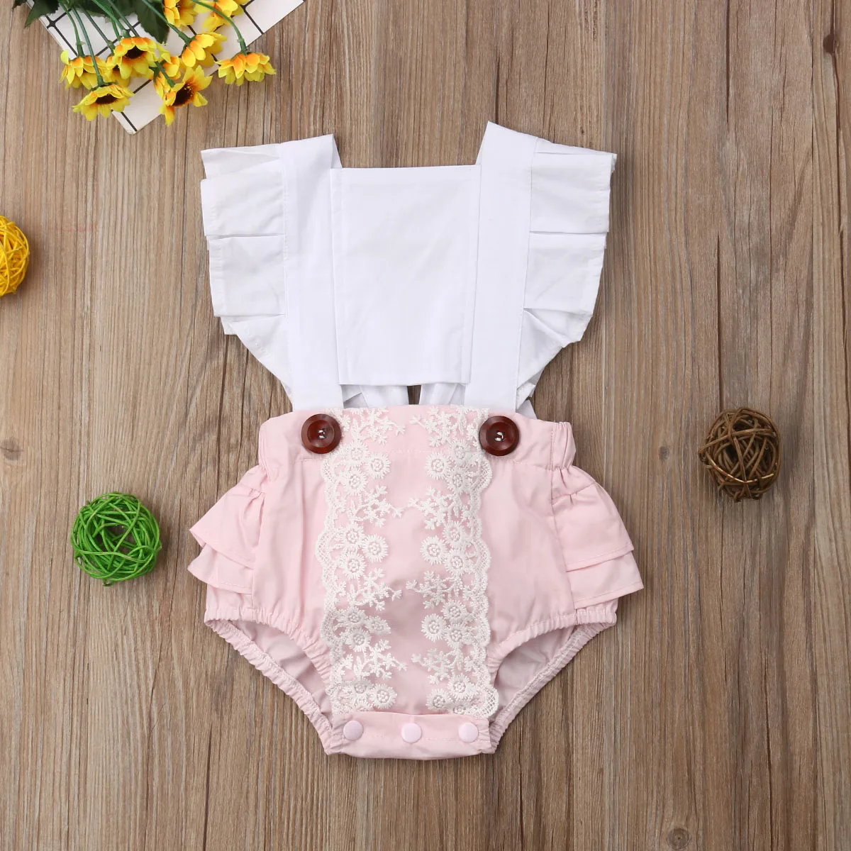 Новые поступления новорожденных для маленьких девочек в одежда Dots летние сращивания кружево комбинезон пляжный костюм