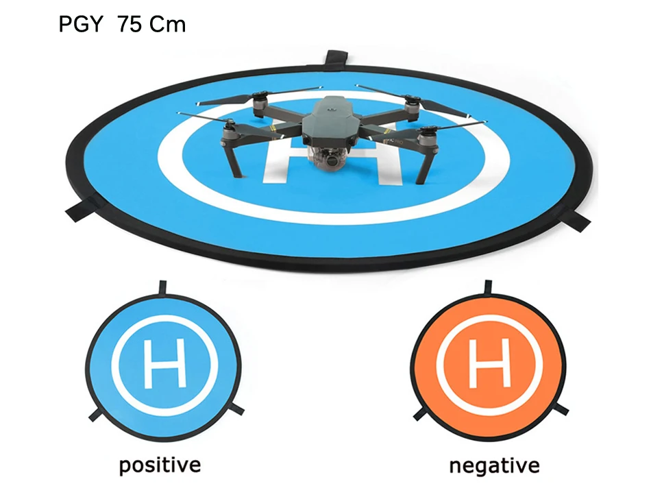 PGYTECH 75 см посадочная площадка парковочный фартук асфальтовый Мини Портативный быстрый складной для Mavic Air/Pro Phantom 4 Inspire 2 Xiaomi дроны