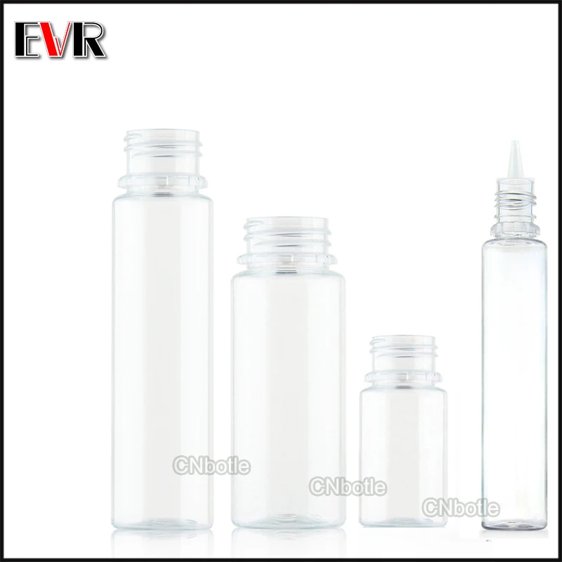 

50pcs 10ml 15ml 30ml 50ml 60ml 100ml 120ml E Liquid Pen Shape plastic Bottles With Tamper evident Cap for E juice